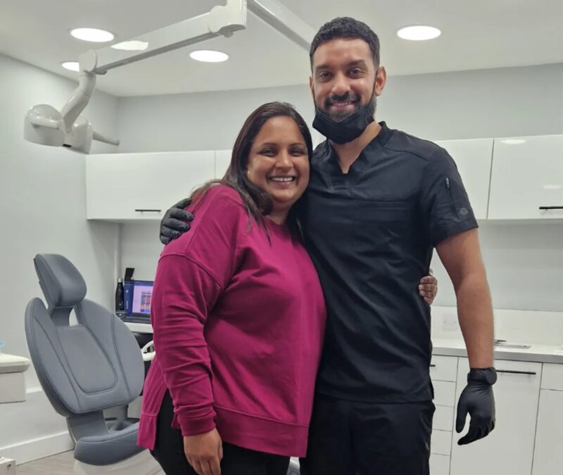 N1 Dental team outside the practice